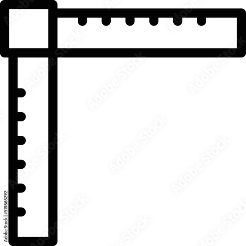 Tool wood icon outline vector. Maker work. Factory making