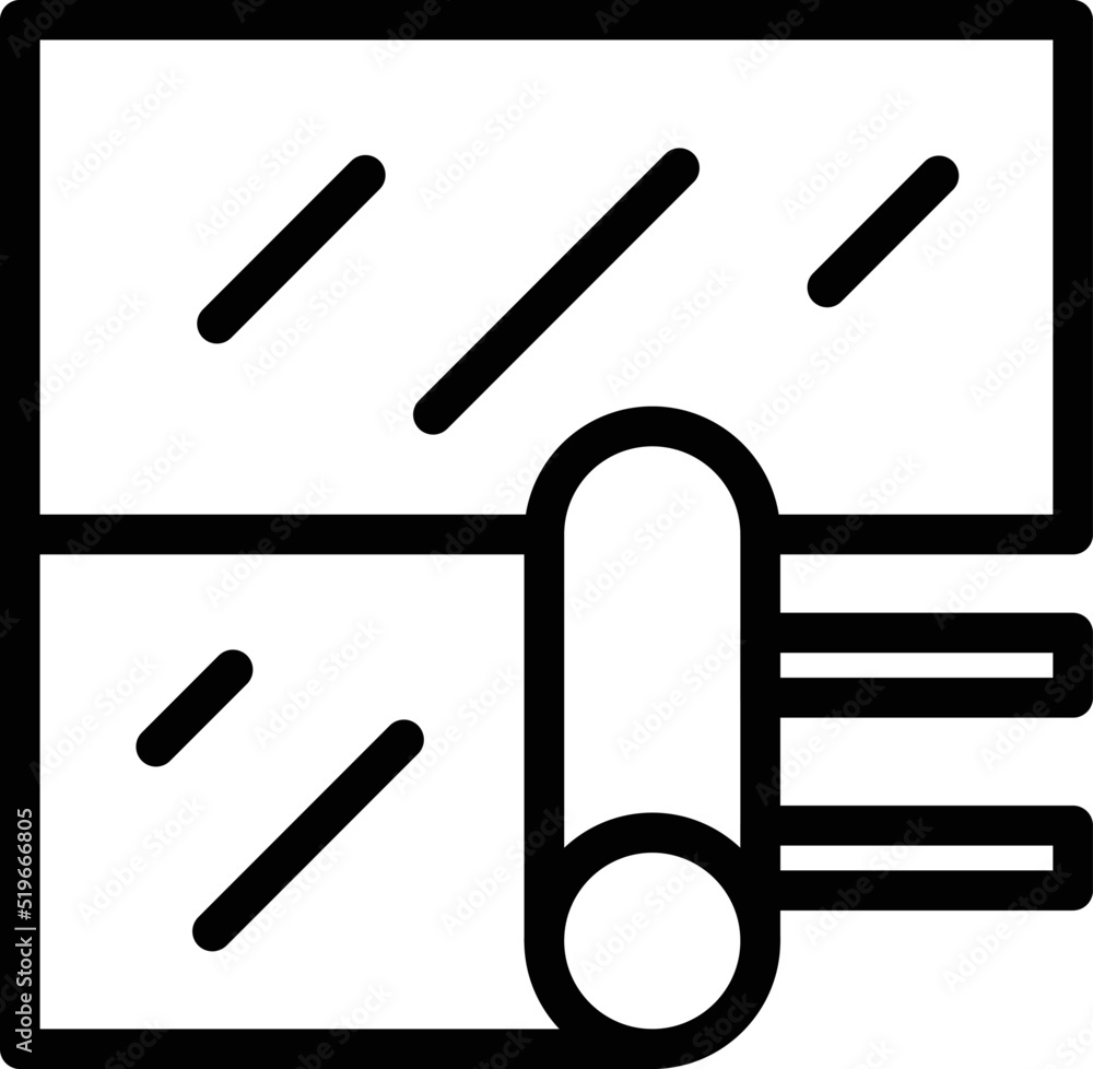 Roof bitumen icon outline vector. Repair renovation. Home worker Roof bitumen icon outline vector. Repair renovation. Home worker