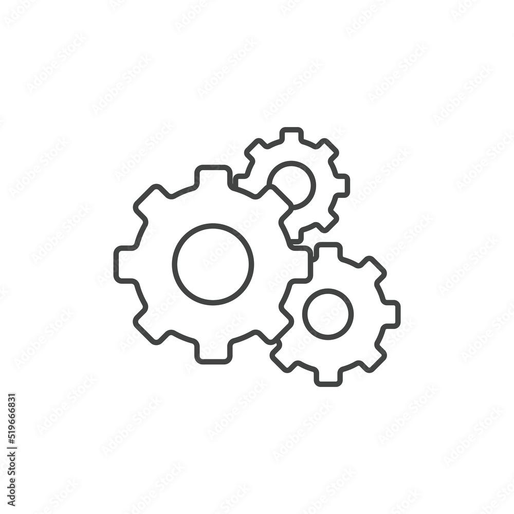 gear icons symbol vector elements for infographic web gear icons symbol vector elements for infographic web