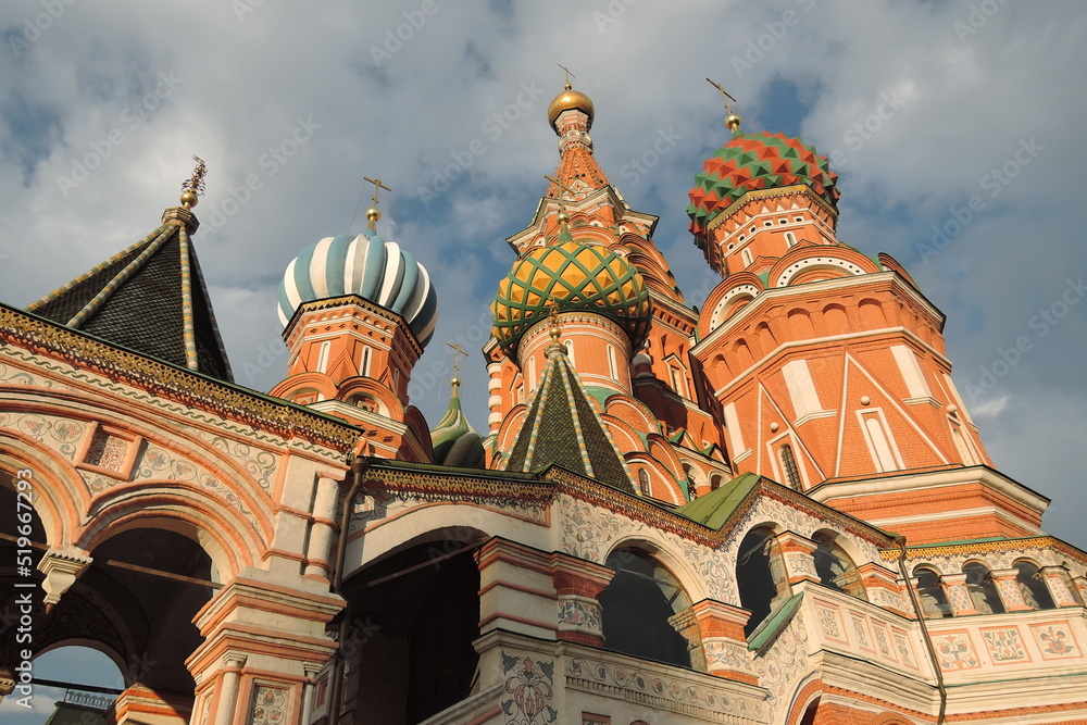 Obraz premium St. Basil Cathedral, Red Square, Moscow, Russia. 