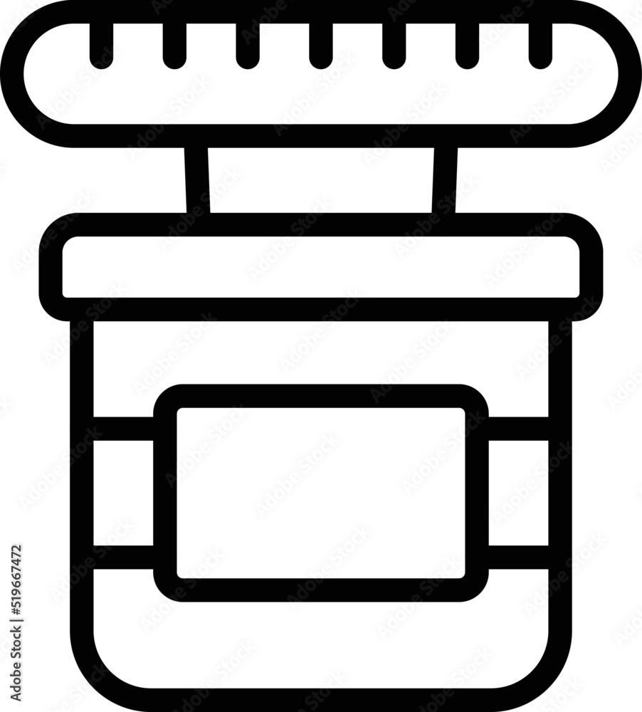Gem scales icon outline vector. Gold mine. Money dig Gem scales icon outline vector. Gold mine. Money dig