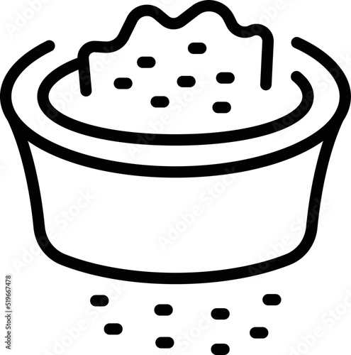 Gold dig icon outline vector. Mine game. Coal stone