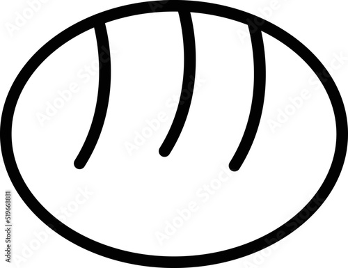 Belarus bread icon outline vector. City day. World culture