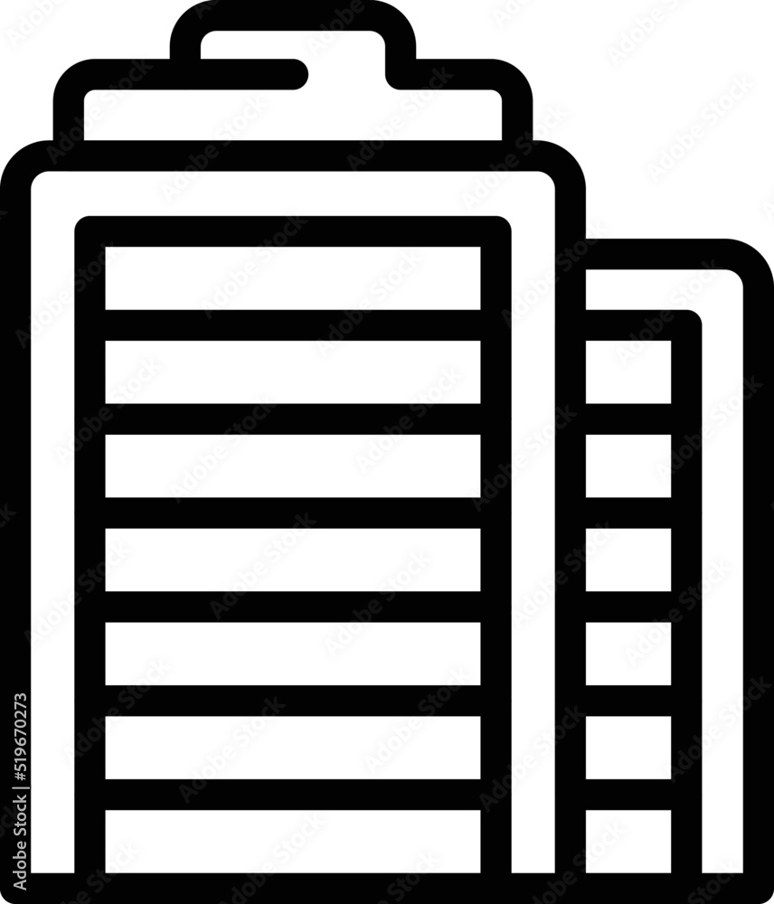 City building icon outline vector. Bavarian arena. Euro germany City building icon outline vector. Bavarian arena. Euro germany