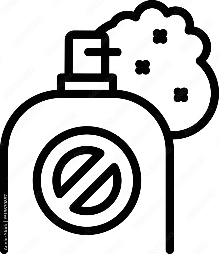 Insect spray icon outline vector. Anti pest. Bug dengue Insect spray icon outline vector. Anti pest. Bug dengue