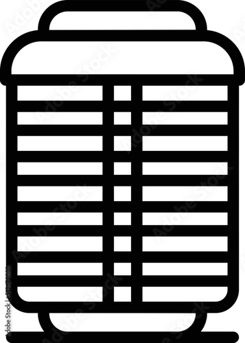 Mosquito device icon outline vector. Bug prevention. Anti repellent