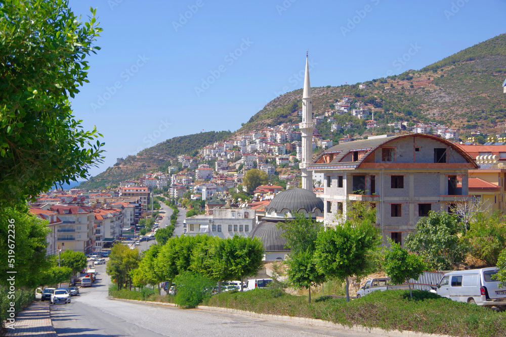 Turkey. Alanya.09.17.21. View of the city mosque.