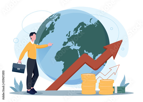 Global economy concept