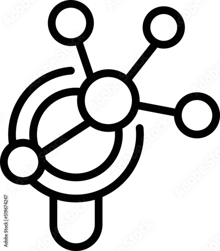 Control quality icon outline vector. Product broken. Electronic return