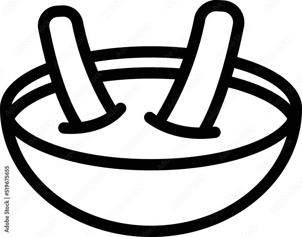 Churro stick icon outline vector. Chocolate food. Spain dessert Churro stick icon outline vector. Chocolate food. Spain dessert