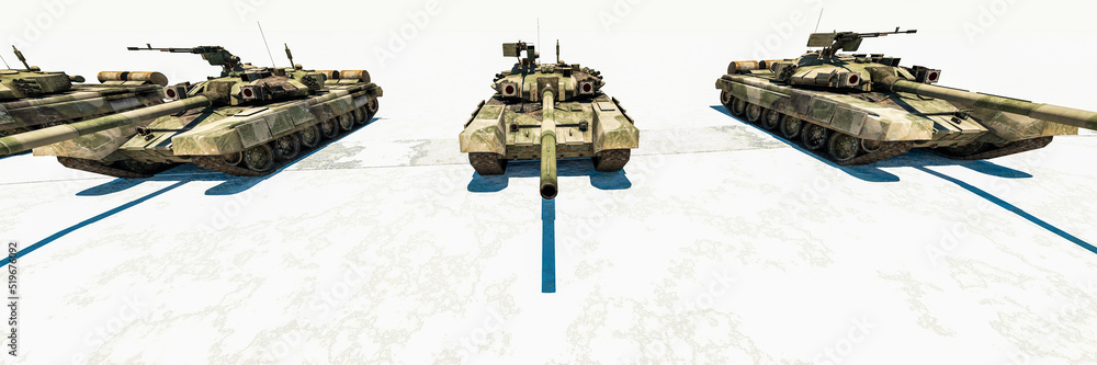 Naklejka premium military vehicles, tanks
