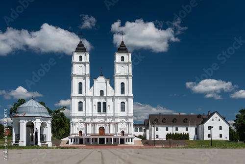 Aglona catholic church - biggest catholic church in Latvia. photo