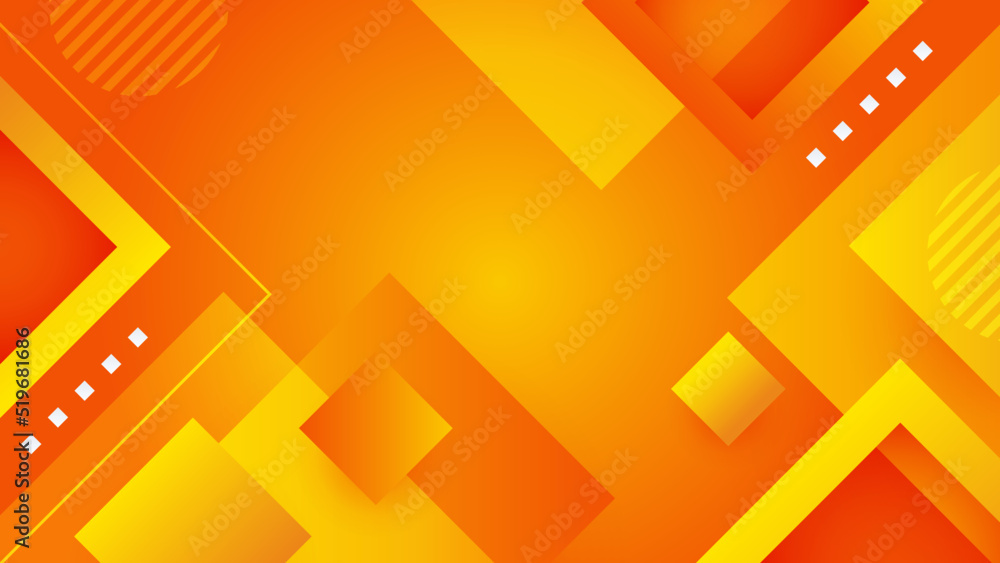 Abstract orange and white geometric shape with futuristic concept background Abstract orange and white geometric shape with futuristic concept background