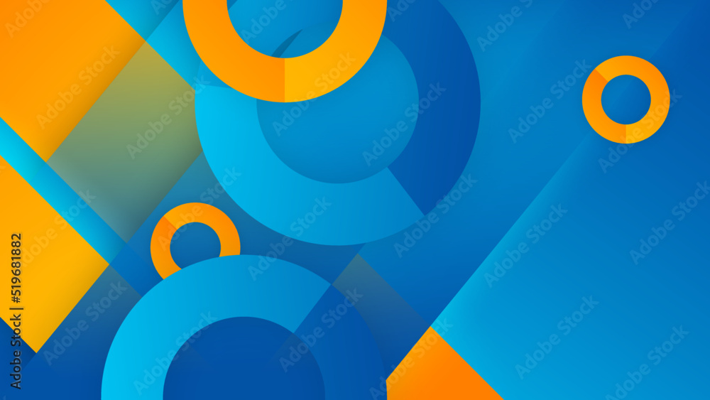 Blue yellow and orange abstract background. Design for poster, template on web, backdrop, banner, brochure, website, flyer, landing page, presentation, and webinar Blue yellow and orange abstract background. Design for poster, template on web, backdrop, banner, brochure, website, flyer, landing page, presentation, and webinar