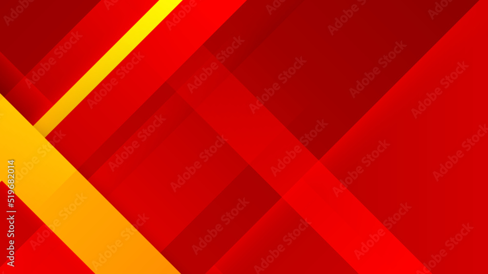 Orange yellow and red geometric shapes abstract background geometry ...