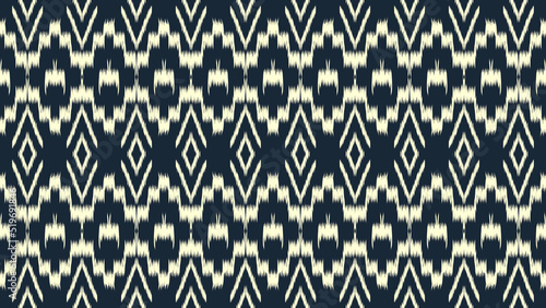 Traditional tribal or Modern native ikat pattern. Geometric ethnic background for pattern seamless design or wallpaper.
