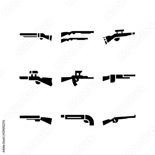 shotgun icon or logo isolated sign symbol vector illustration - high quality black style vector icons
