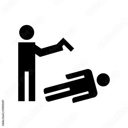 assassination icon or logo isolated sign symbol vector illustration - high quality black style vector icons
