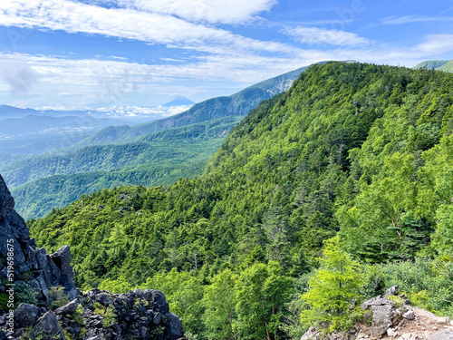 八ヶ岳 にゅうまでの登山道