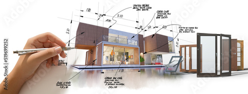 Home design, door and windo...
