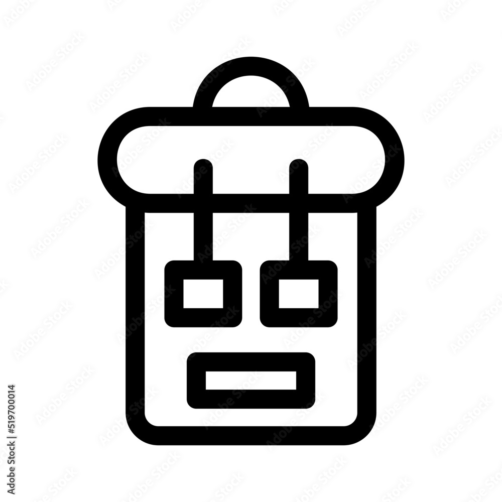 backpack icon or logo isolated sign symbol vector illustration - high quality black style vector icons
backpack icon or logo isolated sign symbol vector illustration - high quality black style vector icons