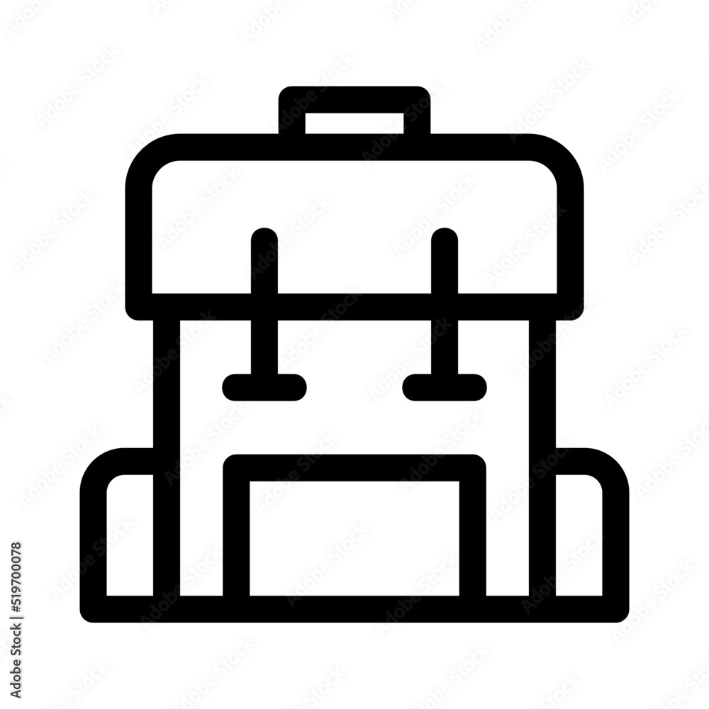backpack icon or logo isolated sign symbol vector illustration - high quality black style vector icons
backpack icon or logo isolated sign symbol vector illustration - high quality black style vector icons