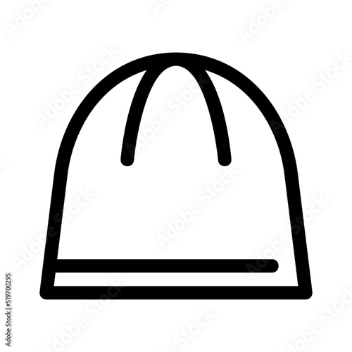 beanie icon or logo isolated sign symbol vector illustration - high quality black style vector icons
