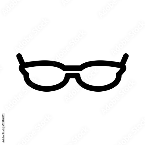 eyeglasses icon or logo isolated sign symbol vector illustration - high quality black style vector icons

