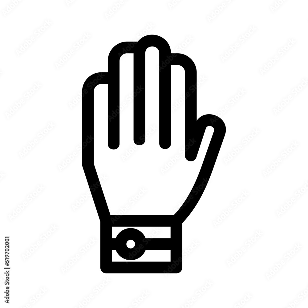 Obraz premium gloves icon or logo isolated sign symbol vector illustration - high quality black style vector icons 