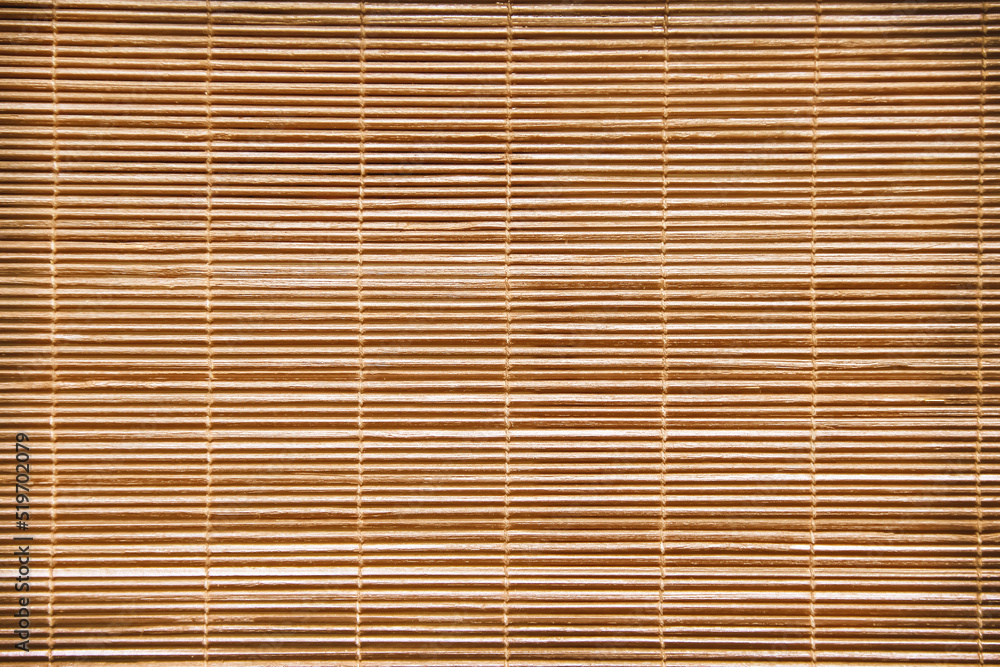 Brown blinds texture in horizontal seamless patterns with string and wood background Brown blinds texture in horizontal seamless patterns with string and wood background