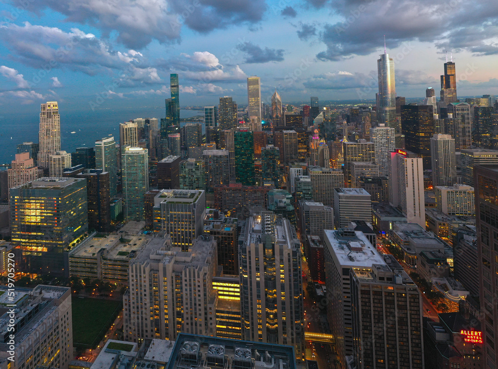 Obraz premium Chicago Skyline