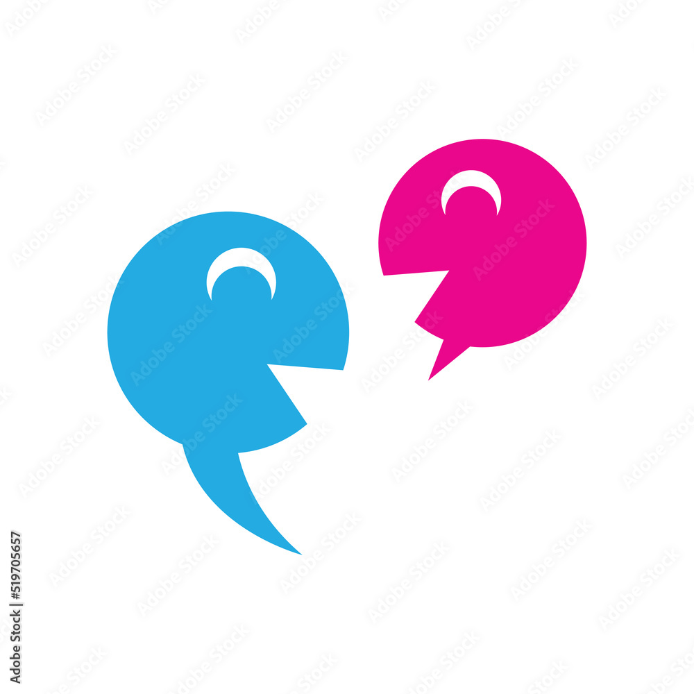 Speech bubble Logo template vector illustration Speech bubble Logo template vector illustration