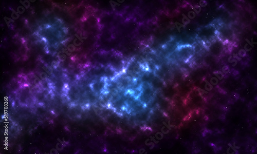 Space background with shining stars. Starry night sky.