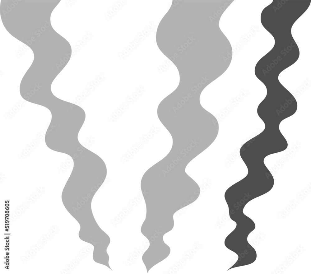 Smoke generated by fire