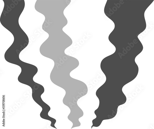 Smoke generated by fire