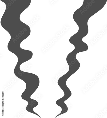 Smoke generated by fire