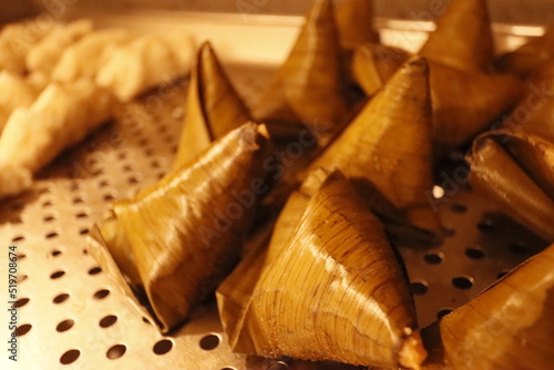 batak toba indonesian traditional food lapet photo