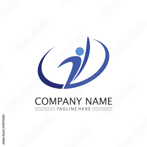 People logo  Team  Succes people work  Group and Community  Group Company and Business logo vector and design Care  Family icon Succes logo