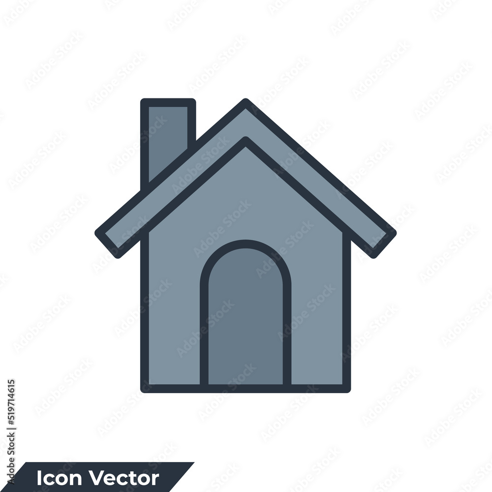home icon logo vector illustration. homepage symbol template for graphic and web design collection home icon logo vector illustration. homepage symbol template for graphic and web design collection