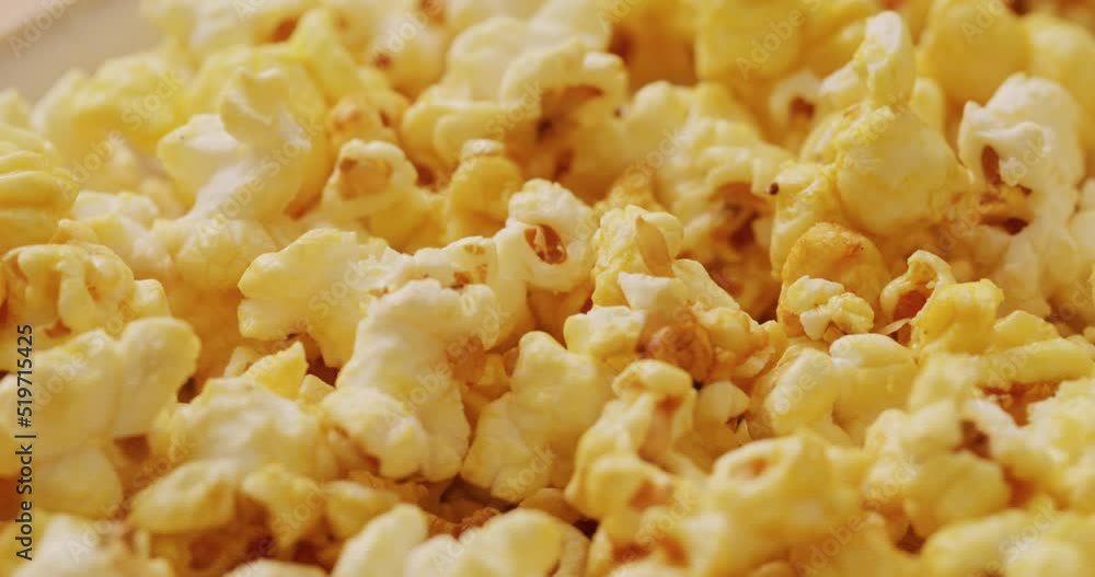 Stack of the popcorn snack Stack of the popcorn snack