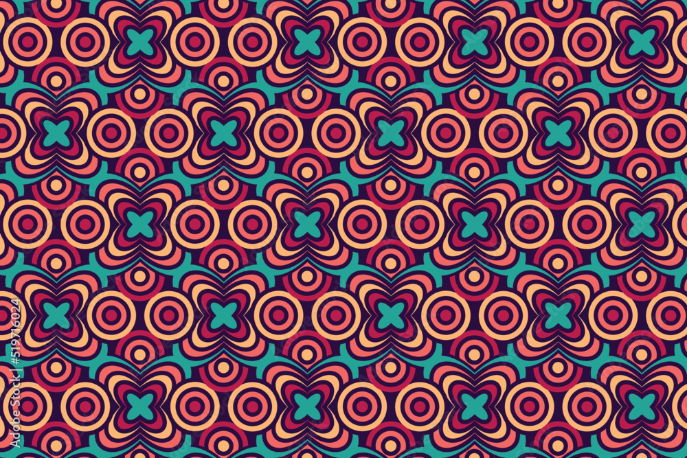 Geometric seamless pattern