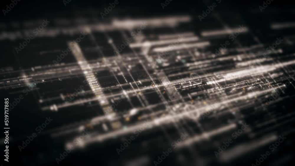 Futuristic abstract de-focus flowing data matrix, meta, metaverse, telemetry and encrypt numbers display with particles simulation in cyber space environment for head up display background Futuristic abstract de-focus flowing data matrix, meta, metaverse, telemetry and encrypt numbers display with particles simulation in cyber space environment for head up display background