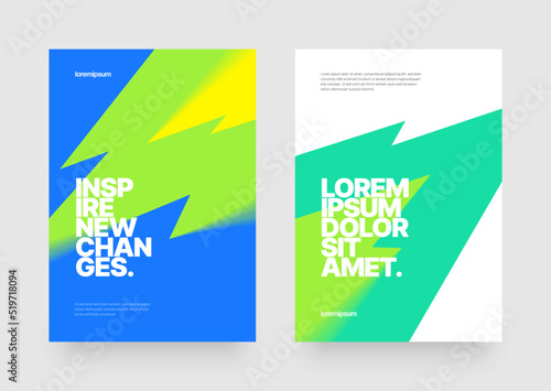 Vector layout template design for sports event, companies or any business related. Poster design with abstract shapes.