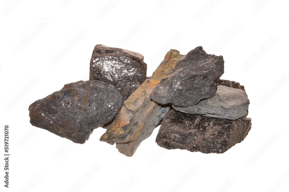 Fototapeta premium coal isolated on white background