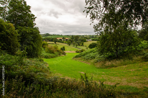 Walk in the country in Northern Ireland