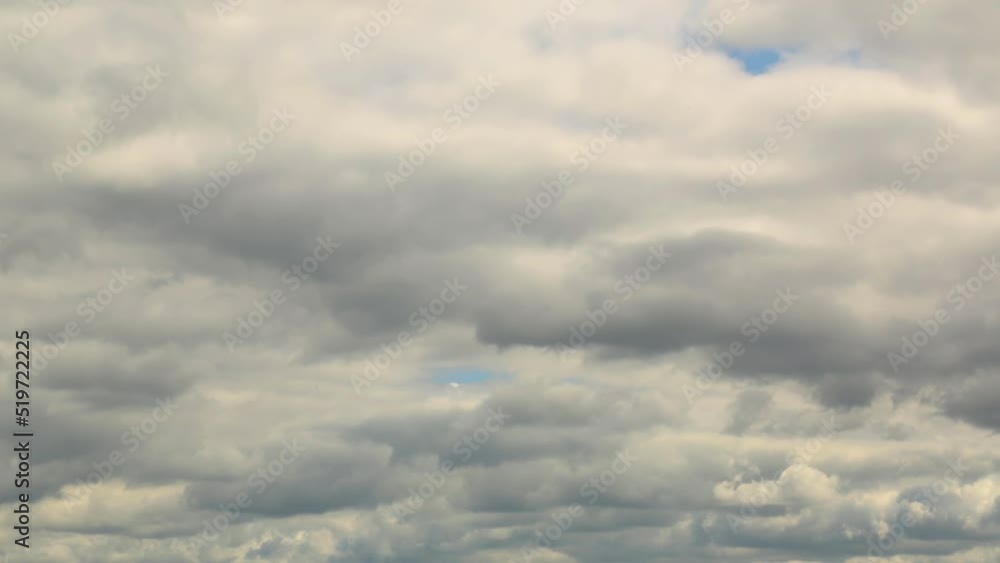 The timelapse of the sky and gray clouds. Daylight. cloud cover. The timelapse of the sky and gray clouds. Daylight. cloud cover.