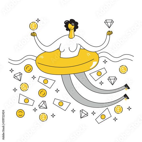 Successful female investor