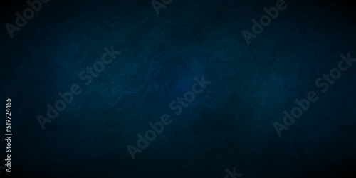 Black or blue stone concrete grunge texture and backdrop background anthracite panorama. Panorama dark blue black slate background or texture.