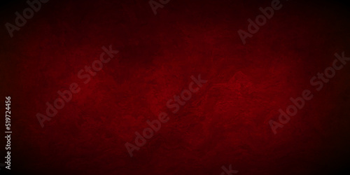 Dark red concrete wall grunge backdrop texture background for Valentines, Christmas Design Layout. Dark color, Chalkboard. Concrete Art Rough Stylized Texture.