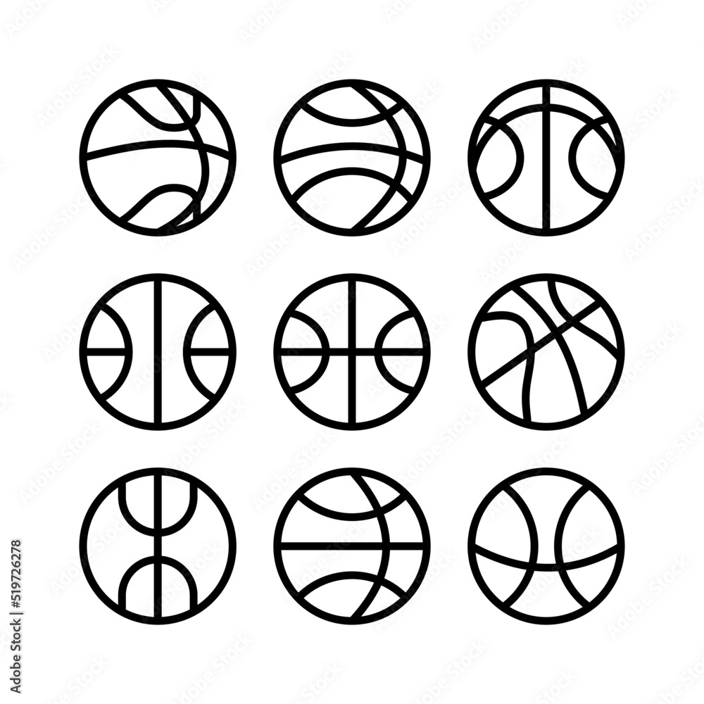 basketball icon or logo isolated sign symbol vector illustration - high quality black style vector icons
